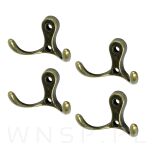 Haczyk 2 ramienny wieszak przykręcany, typ Madera, złoty antyczny - 5