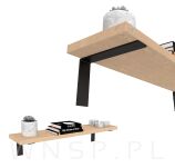Wspornik do półki meblowej LOFT 250 x 180 x 40 mm - 6