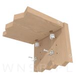 Złącze CS-M do płyty 16 mm, 2 elementy - 8