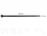 Opaski zaciskowe kablowe 3,6 x 300 mm trytytki, trytki czarne zestaw 100 szt. - 2