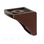 Kątownik pojedynczy 24 X 24 mm tworzywowy ciemny brąz - 4