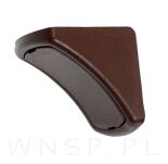 Kątownik pojedynczy 24 X 24 mm tworzywowy ciemny brąz - 6
