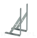 Wspornik, konsola do półki ściennej, wiszącej 250 x 160 x 25 mm - 4