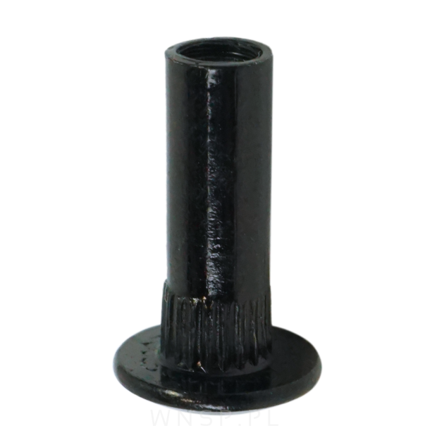 M4 x 15 MM, Nakrętka ericsona, bez nacięcia, ocynk czarny