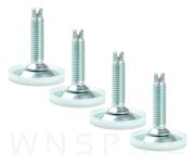 Stopka meblowa M8 X 40 mm, z nacięciem prostym - 4