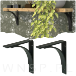 Wspornik do półki ściennej RADIUS 150 x 130 x 25 mm - 2