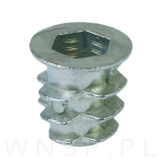 M5 X 10 mm - Nakrętka mufa do drewna typ DC - 3