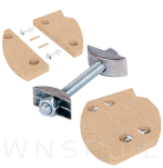 Mocne złącze podwójne 100 sztuk M6 do mebli Ø 35 połączenie do blatów 180 stopni - 9