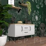 Noga stalowa stożek 13 cm, z blachą montażową, czarny mat - 5