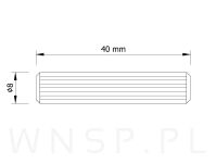 100 x Kołek drewniany bukowy meblowy Ø 8 x 40 mm - 2