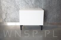 Zestaw nóżki proste 15 CM, czarne, ze szpilką M8 X 25 MM + Blachy - 8