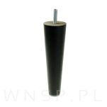 Zestaw nóżki proste 15 CM, czarne, ze szpilką M8 X 25 MM + Blachy - 11