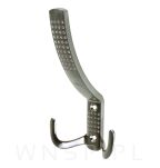 Haczyk 3 ramienny wieszak przykręcany, nikiel - 5