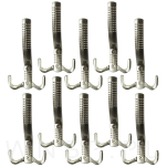 Haczyk 3 ramienny wieszak przykręcany, nikiel - 7