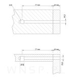 Śruby do łóżka, 10 kpl. zestaw montażowy wkręty, śruby do montażu łóżeczka M6 x 100 mm - 4