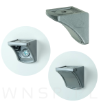 Kątownik pojedynczy 24 X 24 mm tworzywowy aluminium - 3