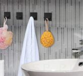 Haczyk, uchwyt, wieszak stal nierdzewna, kolor czarny  samoprzylepny - 9