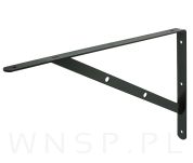 Wspornik 2 sztuki, konsola do półki ściennej, wiszącej 500 x 330 x 25 mm - 4