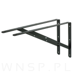 Wspornik 2 sztuki, konsola do półki ściennej, wiszącej 500 x 330 x 25 mm - 6