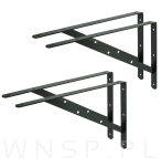 Wspornik 2 sztuki, konsola do półki ściennej, wiszącej 500 x 330 x 25 mm - 8