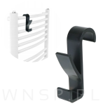 Wieszaki podwójne, 3x haczyki na ręczniki na grzejnik, kaloryfer, drabinkę łazienkową - 5