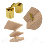Zawias cylindryczny fi 14 mm do wkładów blatów - 2