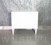 Zestaw nóżki proste 10 CM, białe, ze szpilką M8 X 25 MM + Blachy - 8