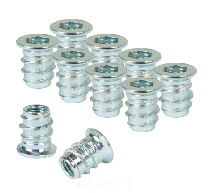 M6 X 13 mm - Mufa wkręcana do drewna