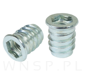 M10 X 20 mm - Mufa wkręcana do drewna - 5