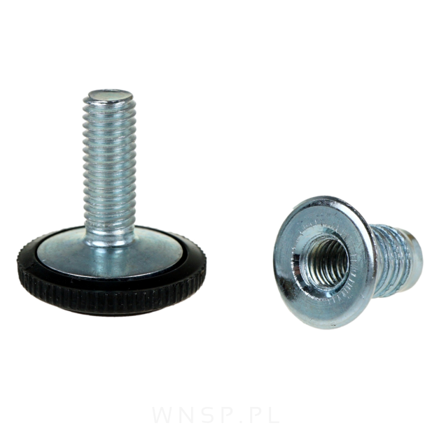 Regulator, stopka meblowa M6 X 25 mm z mufą wbijaną