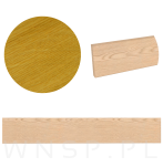 Listwa ścienna, na haczyki lub wieszaki 500 x 80 x 18 mm, lakier bezbarwny - 3
