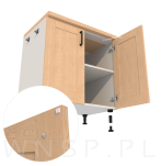 Odbojniki silikonowe samoprzylepne do drzwi mebli szuflad nóżki 10 x 10 x 2,5 mm - 5