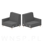 Złącze, szczep do łóżka 97 X 43 mm, 2 otworowe - 5