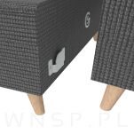Złącze, szczep do łóżka 97 X 43 mm, 2 otworowe - 8