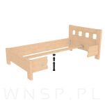 Gniazdo mocujące do nogi regulowanej łóżka - 8