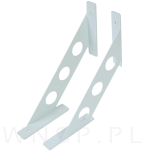 Nowoczesne wsporniki do półki ściennej, FLEX 200 x 200 mm - 5
