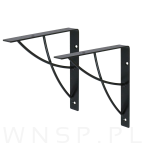 Wspornik do półki ściennej, WAVE 150 x 150 x 20 mm - 6