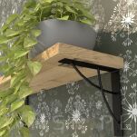Wspornik do półki ściennej, WAVE 150 x 150 x 20 mm - 5
