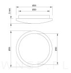 Zaślepki drewniane 50 sztuk do otworu Ø 30 mm jesion, surowe - 2