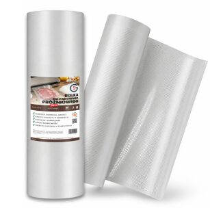 25 CM X 6 M - Moletowana rolka do pakowania próżniowego