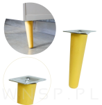 4x Noga bukowa skośna UNIQ 10 CM z blachą montażową - 4