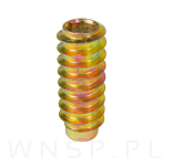 Mufa dwugwintowa meblowa M8x15X39 do drewna ślepa - 2