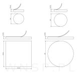 PODKŁADKI FILCOWE POD KRZESŁA, MEBLE, NOGI SAMOPRZYLEPNE ZESTAW 53 SZT BRĄZOWY FILC - 2