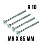 M6 X 85 mm metryczny z łbem walcowym SW 4 - 11