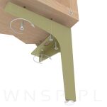 Noga meblowa trójkąt złoty antyczny 13,5 cm - 5
