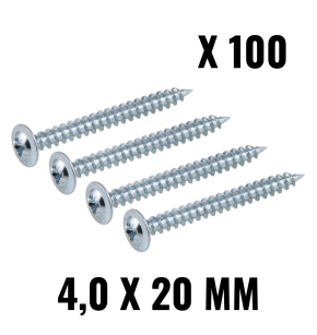Wkręt 4,0 X 20 mm podkładkowy do drewna