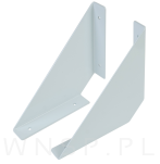 Nowoczesne wsporniki do półki ściennej, FLEX 150 x 150 mm - 4