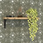 Wspornik, konsola do półki ściennej, wiszącej 250 x 160 x 25 mm - 6