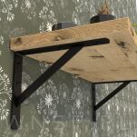 Wspornik, konsola do półki ściennej, wiszącej 250 x 160 x 25 mm - 5