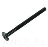 M6 X 80 mm metryczny na imbus 4 mm, czarny - 7